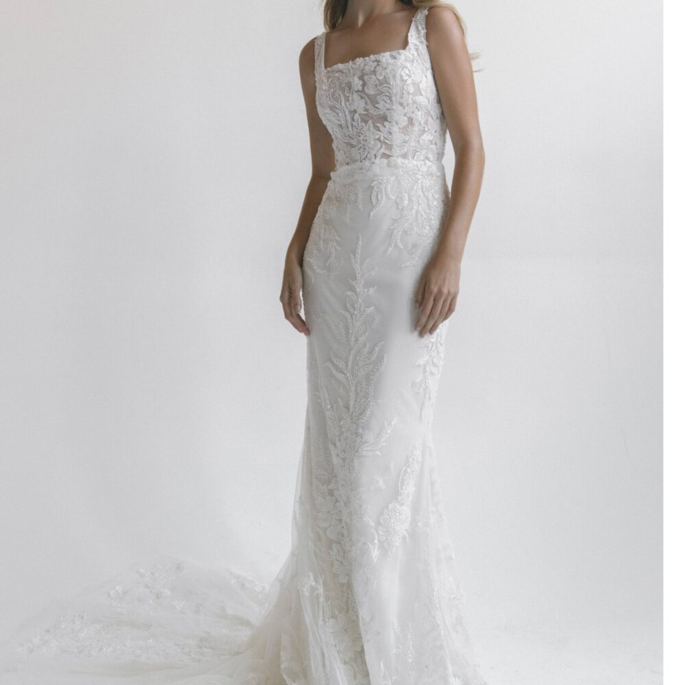 Floral Embrace Wedding Dress
